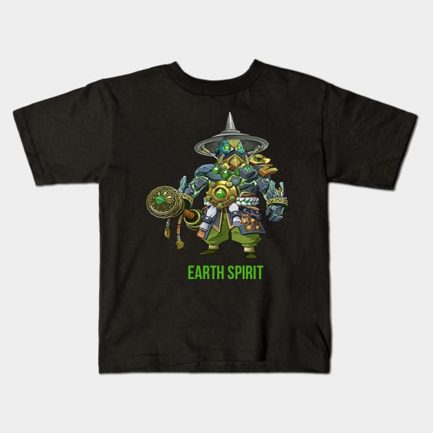 Dota 2 EARTH SPIRIT Kids T-Shirt by drewranger123